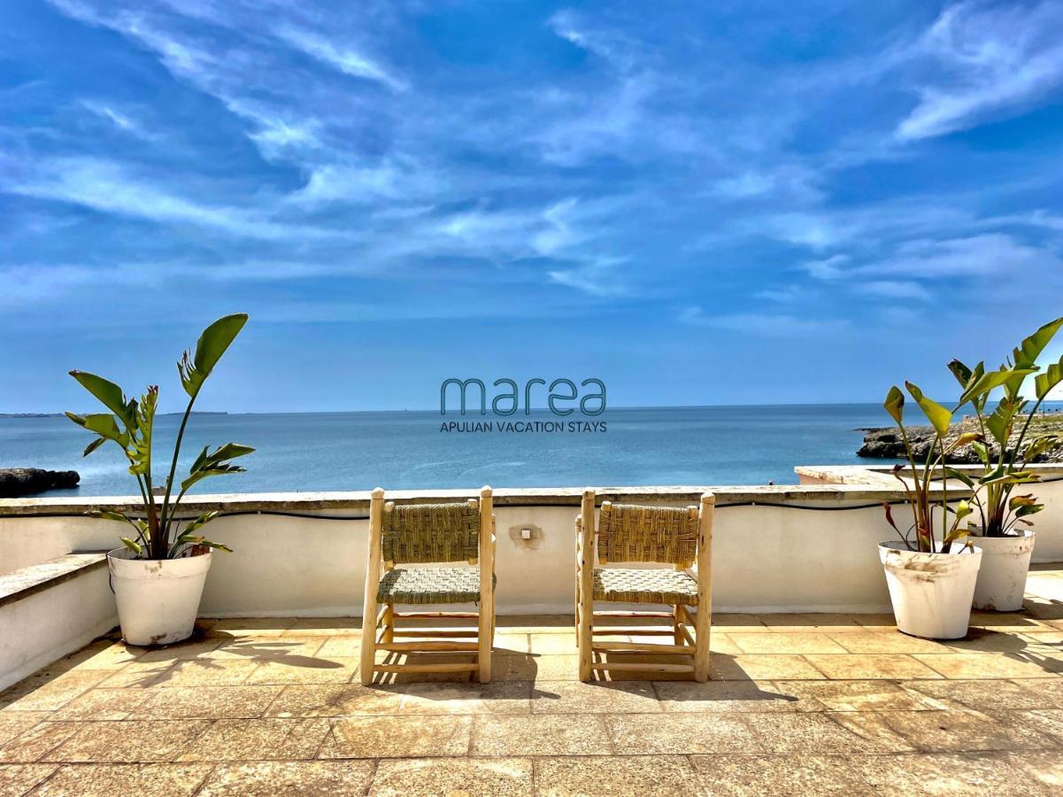 Villa Nauna, Fronte Mare Con Giardino E Terrazzo - Marea Collection Nardo Bagian luar foto