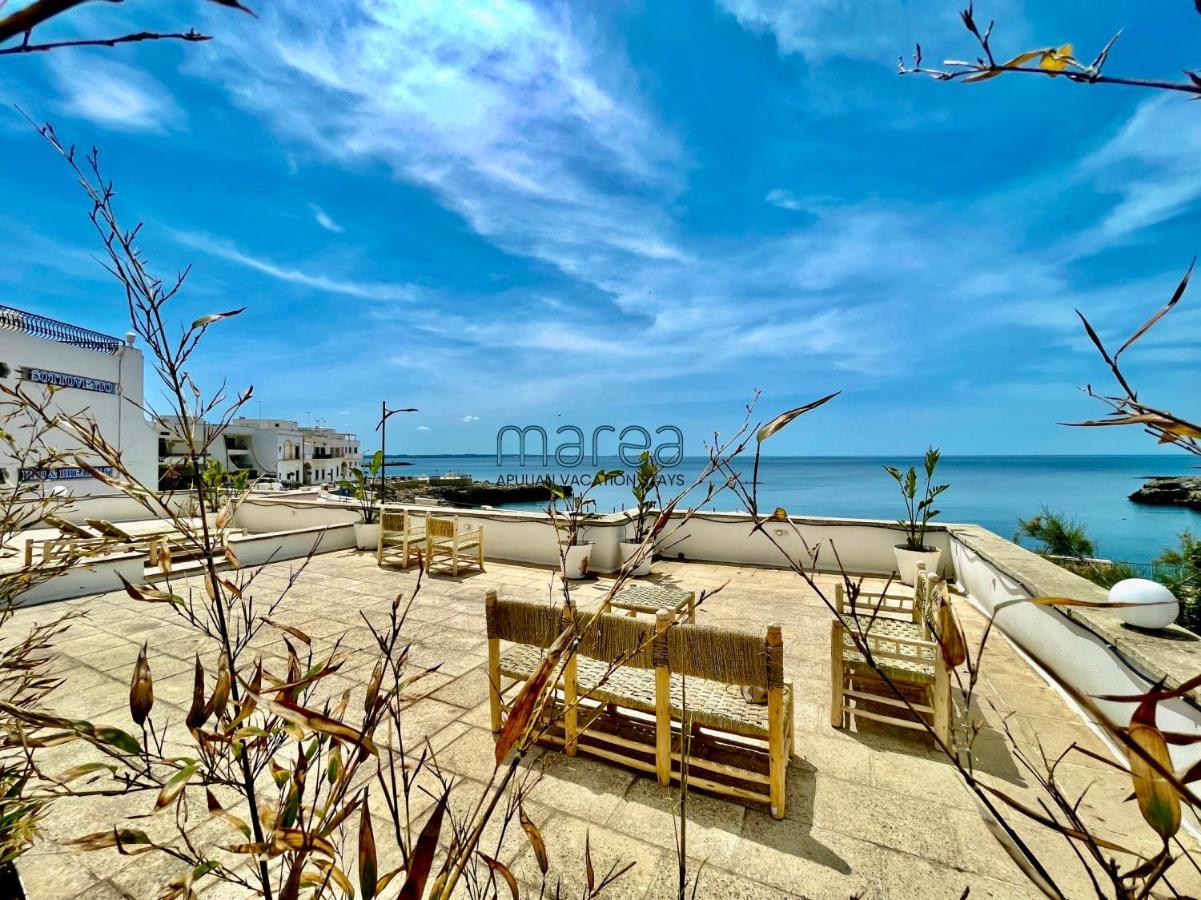 Villa Nauna, Fronte Mare Con Giardino E Terrazzo - Marea Collection Nardo Bagian luar foto